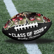 Custom Graduation Senior Photo Football