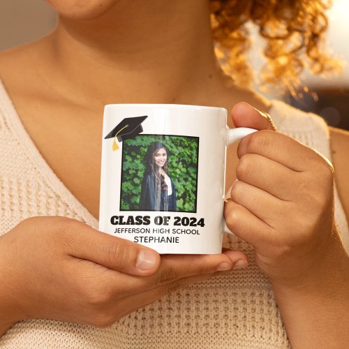 Custom Graduation Senior Portrait Photo Keepsake Coffee Mug