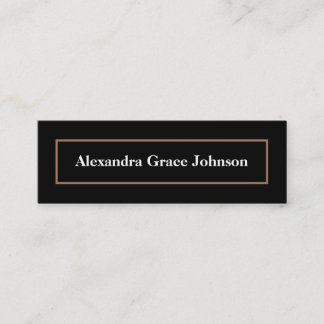 Custom Graduation Status Card (black/gold)