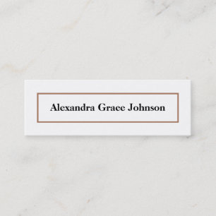 Custom Graduation Status Card (white/gold)