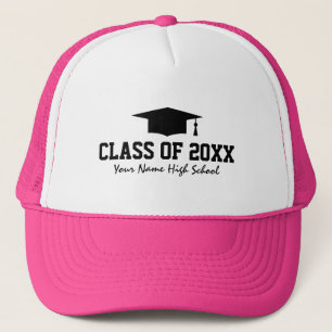 Custom graduation trucker hats for graduate party