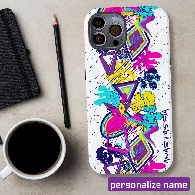 Custom Graffiti Abstract Design. Personalized  Case-Mate iPhone Case (Creator Uploaded)