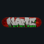 CUSTOM GRAFFITI SKATEBOARD<br><div class="desc">Graffiti Skateboard | Customizable Name Graffiti Skateboard WE PROVIDE CUSTOMIZATION OF GRAFFITI ON ALL PRODUCTS. **PLEASE CONTACT US BEFORE ORDERING** THIS GRAFFITI STYLE IS OUR OWN DESIGNS WHICH WE OWN THE RIGHTS TO AND IT CAN NOT BE REPRODUCED BY ANOTHER CUSTOM GRAFFITI DESIGNER . WHEN YOU ORDER FROM US YOU...</div>