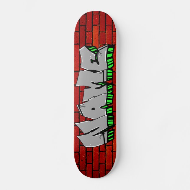 CUSTOM GRAFFITI SKATEBOARD EMAIL FOR PERSONALIZED (Front)