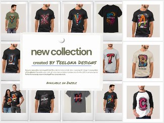 Custom Graffiti T-Shirts: Monogram Letters A-Z