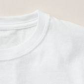 Custom Grandkid Name List with Ampersand  T-Shirt (Detail - Neck (in White))