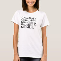 Custom Grandkid Name List with Ampersand