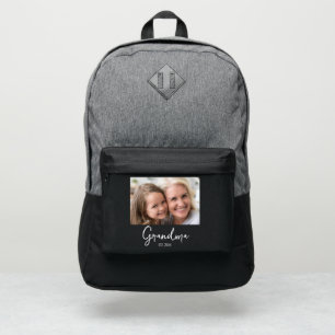 Custom Grandma Established Year Photo Port Authority® Backpack