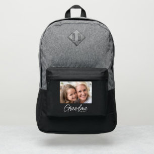 Custom Grandma Established Year Photo Port Authority® Backpack
