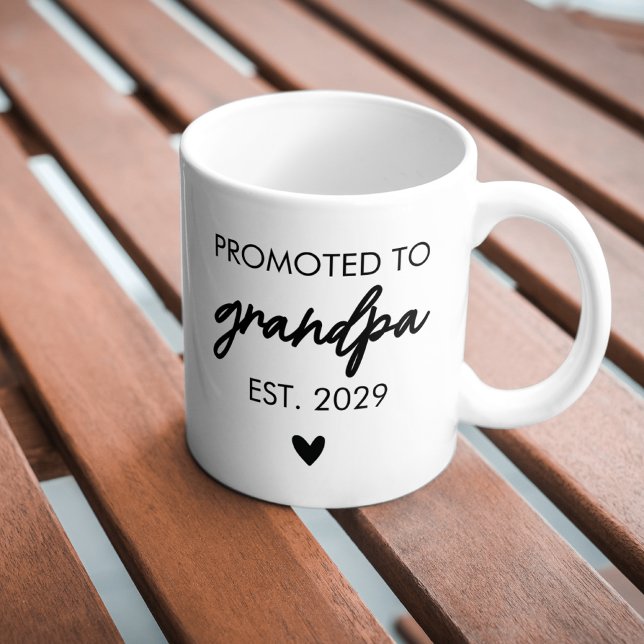 Custom Grandma & Grandpa Mug, Baby Shower Gift Coffee Mug (baby shower gift mug, expecting baby mug, custom grandparents mug, custom baby announcement gift,)