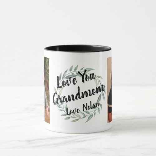 Custom Grandma Grandpa Photo Mug from Grandchild