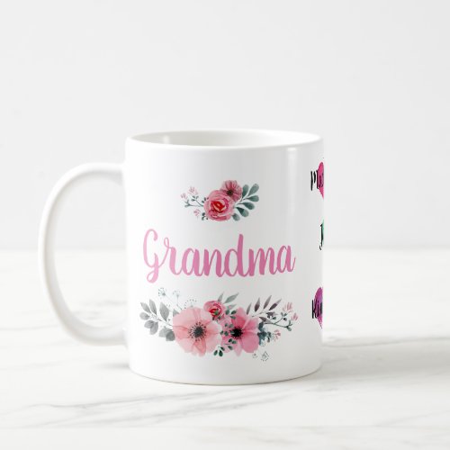 Custom Grandma Mug with Grandchildrens Names
