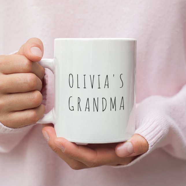 Custom Grandma Photo & Name | Personalized Gift Coffee Mug (Creator Uploaded)
