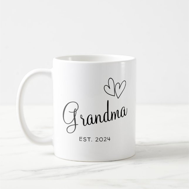 Custom Grandma's  Coffee Cup Christmas Gift for Gr (Left)