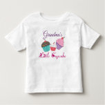 Custom Grandmas Little Cupcake Toddler T-shirt at Zazzle