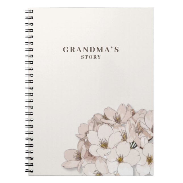 Custom grandmother journal  (Front)