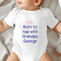 Custom Grandpa Gift From Baby, Nap, Baby Boy,