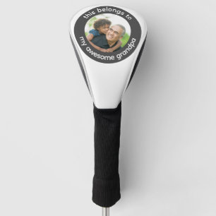Custom Grandpa Photo Golf Head Cover