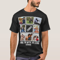 Custom Grandpa the man myth legend 8 Photo Collage