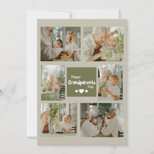 Custom Grandparents Day Photo Holidays Card