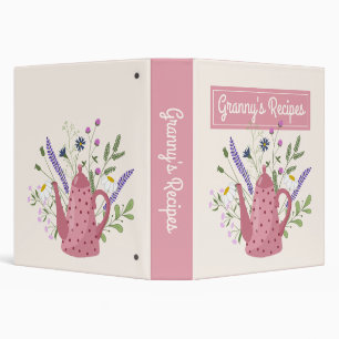 Custom Granny's Recipes Binder