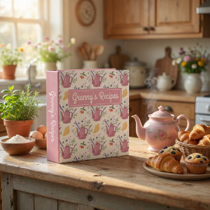 Custom Granny's Recipes Binder