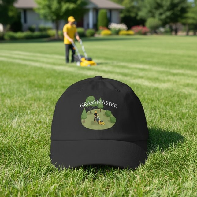 Custom Grass Master Funny Gardening Cap  (Creator Uploaded)