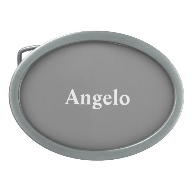 Custom Gray Best Colorful Belt Buckle (Front)