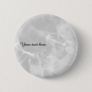 Custom gray crystal badge button