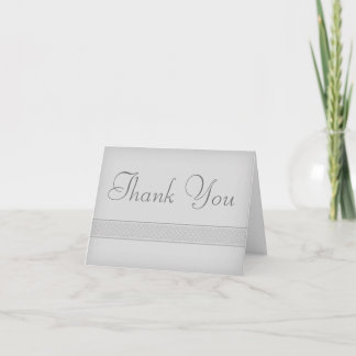 Custom Gray Irish Celtic Knot Thank You Card