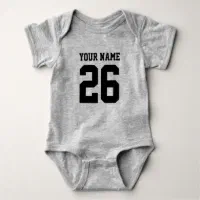 Personalized Football Jersey Outfit For Baby