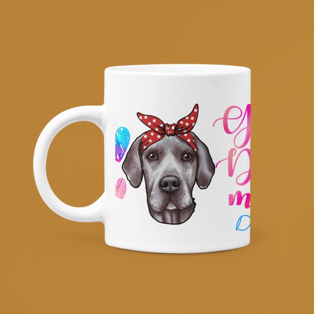 Custom Great Dane Mom Cute Mother's Day Dog Lover Coffee Mug (Creator Uploaded)