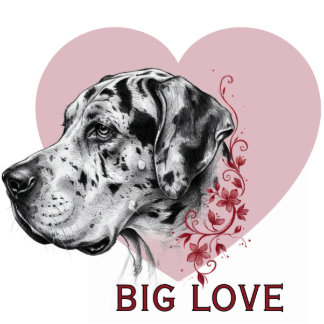 Custom Great Dane portrait Figure Cutout