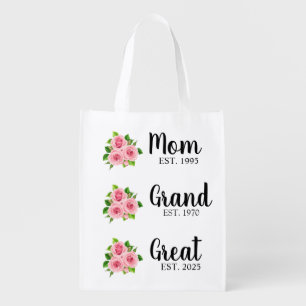Custom Great Grandma Tote Bag Personalized Grandma