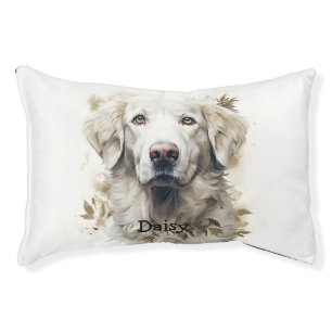 Custom Great Pyrenees  Dog Pet Animal Name Bed