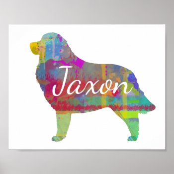 Custom Great Pyrenees Wall Art Print by Silhouette_Shop at Zazzle