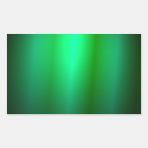 Custom Green Black Color Blank Trendy Template Rectangular Sticker