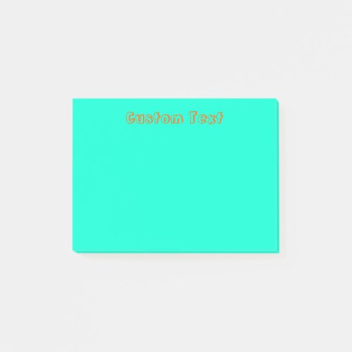 Custom GreenBlue Post_it Notes