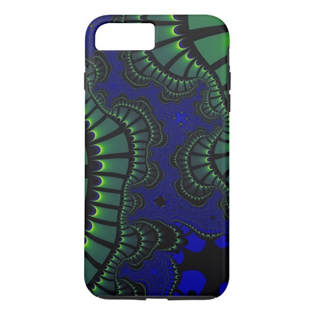 Custom Green Blue Remix iPhone 8/7 Plus Case (Back)