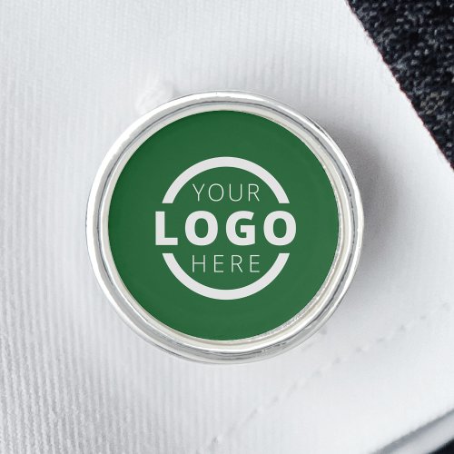 Custom Green Company Business Logo Employee Staff Cufflinks