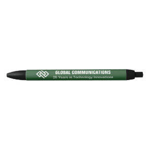 Custom Green Cyber Technology Computer Company Pen