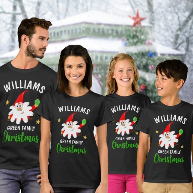 Custom Green Family Christmas T-Shirt (Creator Uploaded)