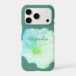 Custom Green Floral Watercolor Pastel Wildflower iPhone 17 Pro Case