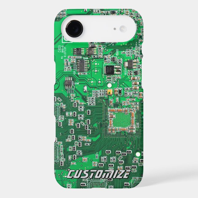 Custom Green PCB Circuit Board for IT Pros 2 Case-Mate iPhone Case (Back)