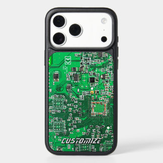 Custom Green PCB Circuit Board for IT Pros 2 iPhone 17 Pro Max Case