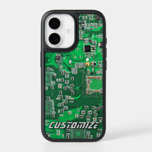 Custom Green PCB Circuit Board for IT Pros 2 iPhone 17 Case