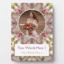 Custom Green Pink Purple Star Wedding Anniversary