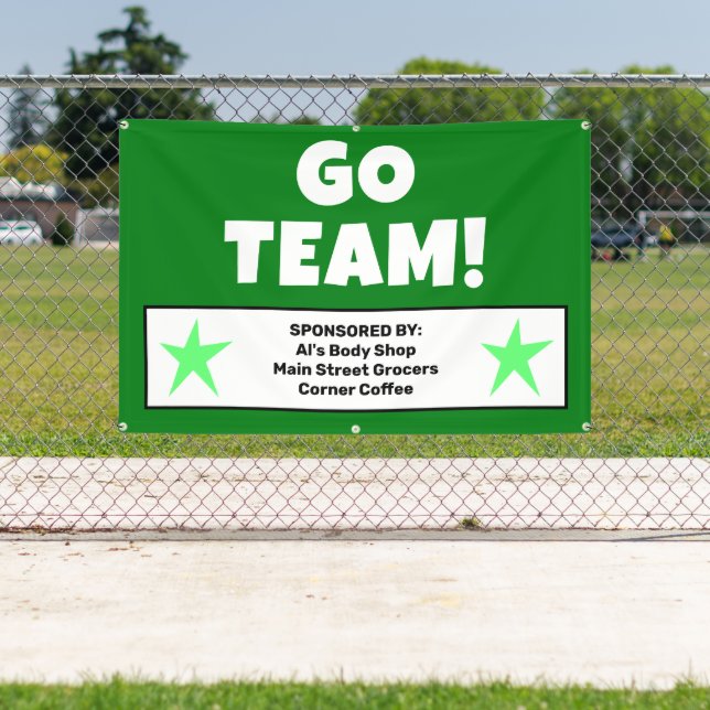 Custom Green Team Banner (Insitu)
