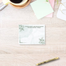 Custom Green Vintage Botanical Bible Verse
