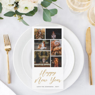 Custom Greeting Photo Collage Card